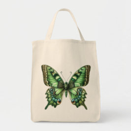 Bolso De Tela Mariposa verde