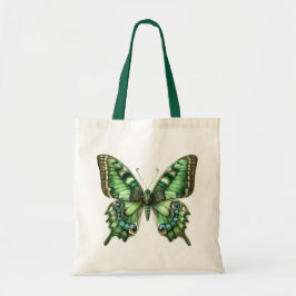 Bolso De Tela Mariposa verde