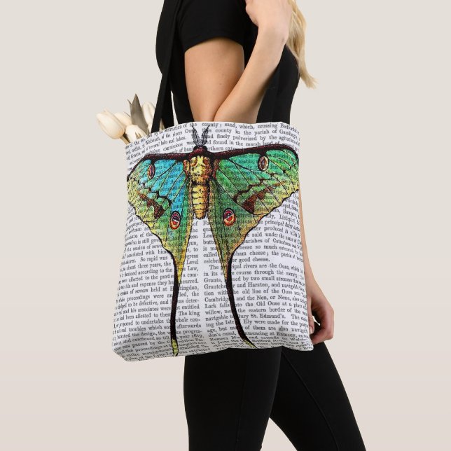 Bolso De Tela Mariposa vibrante (Detalle)