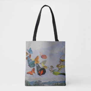 Bolso De Tela Mariposa y Reina Hada Mariposas Hadas