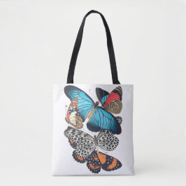 Bolso De Tela Mariposas