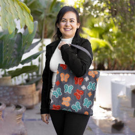 Bolso De Tela Mariposas