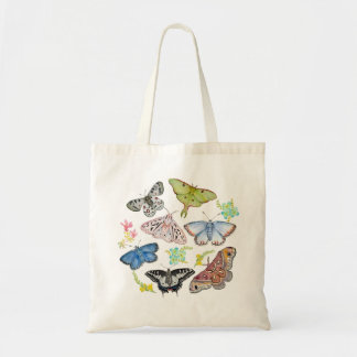 Bolso De Tela Mariposas al vuelo en acuarela