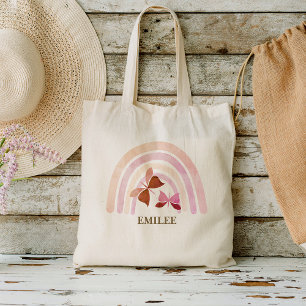 Bolso De Tela Mariposas Arcoiris Regalos Pasteles