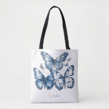 Mariposas en azul de Delft