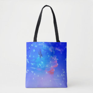 Bolso De Tela Mariposas en mi cabeza