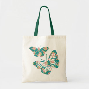 Bolso De Tela Mariposas florales de bonito