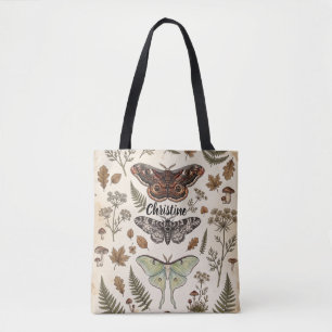 Bolso De Tela Mariposas Místicas Boho Hippie Brujas