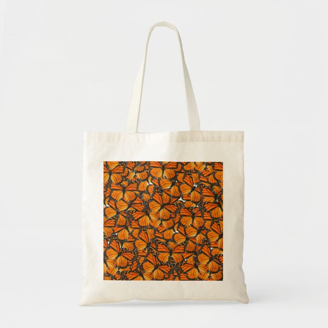 Bolso De Tela Mariposas monarcas (Frente)