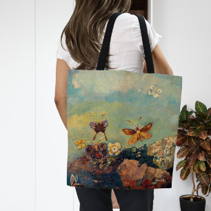 Bolso De Tela Mariposas Odilon Redon