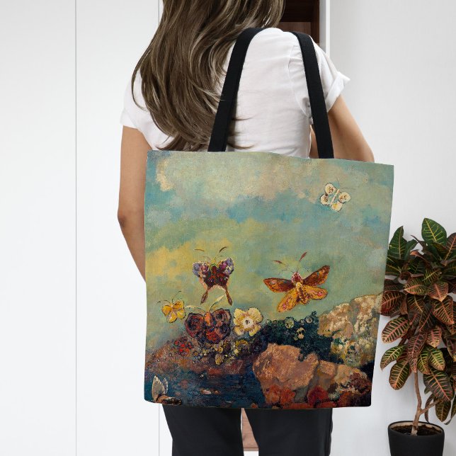 Bolso De Tela Mariposas | Odilon Redon (Subido por el creador)