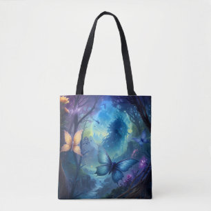 Bolso De Tela Mariposas singulares