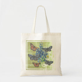 Bolso De Tela Mariposas y Bluebonnets en la Plaza Verde