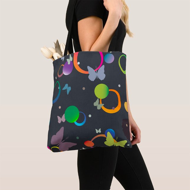 Bolso De Tela Mariposas Y Burbujas (Subido por el creador)