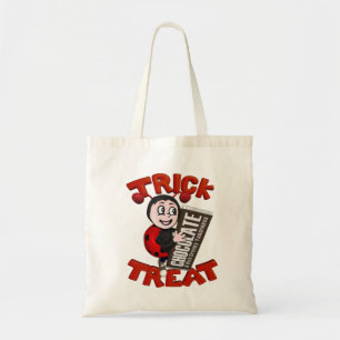 Bolso De Tela Mariquita de Chocoholic - diseño del "truco o de