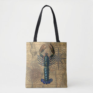 Bolso De Tela Marisco de langosta Maine Classic Ocean