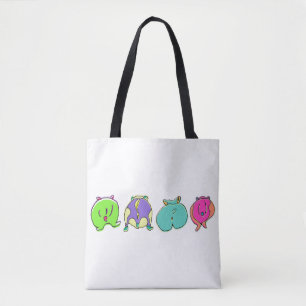 Bolso De Tela Marismas de Hamster coloridas