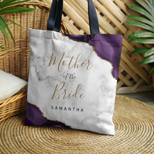 Bolso De Tela Mármol Ágata Dorada Madre de la Novia