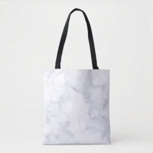Bolso De Tela Mármol blanco