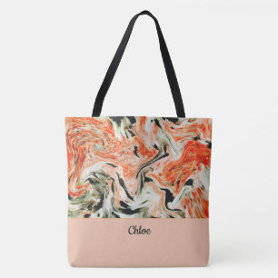 Bolso De Tela Mármol moderno