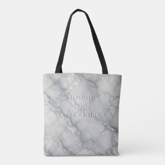 Bolso De Tela Mármol "Mundus Sine Caesaribus"