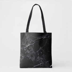 Bolso De Tela MÁRMOL NEGRO PixDezines