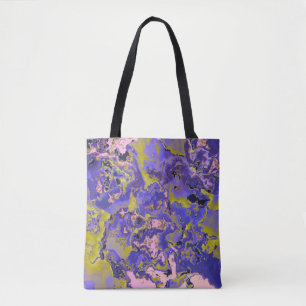 Bolso De Tela Mármol Radioactivo