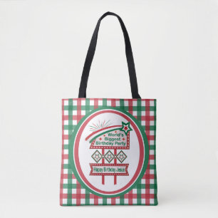 Bolso De Tela Marquesina del mayor cumpleaños del mundo