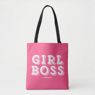 Bolso De Tela Márquez retro de cita de jefe Chica rosado calient
