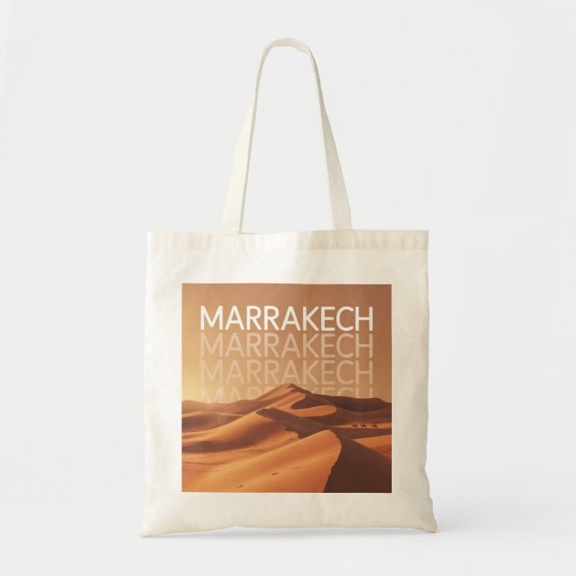 Bolso De Tela Marrakech Morocco Sahara Desert Travel (Frente)