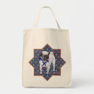 Bolso De Tela Marrano Marino