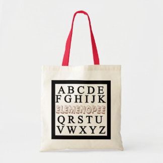Bolso De Tela Marrón divertido del elemenopee de ABCD