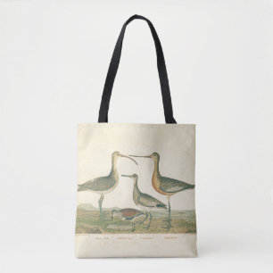 Bolso De Tela Marsh Bird Curlew Snipe Birding