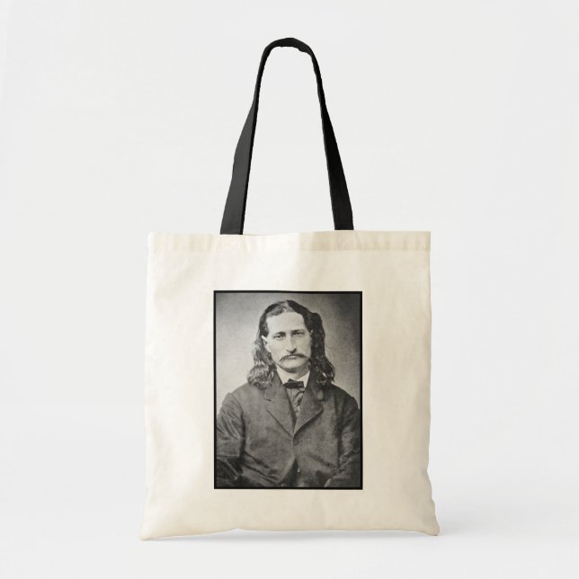 Bolso De Tela Marshal Wild Bill Hickok Antiguo Cañero Occidental (Frente)