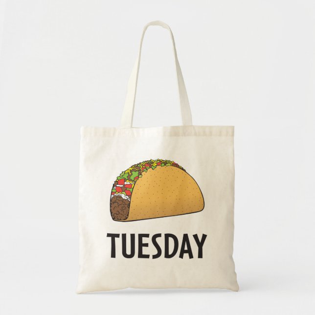 Bolso De Tela Martes de Taco (Frente)