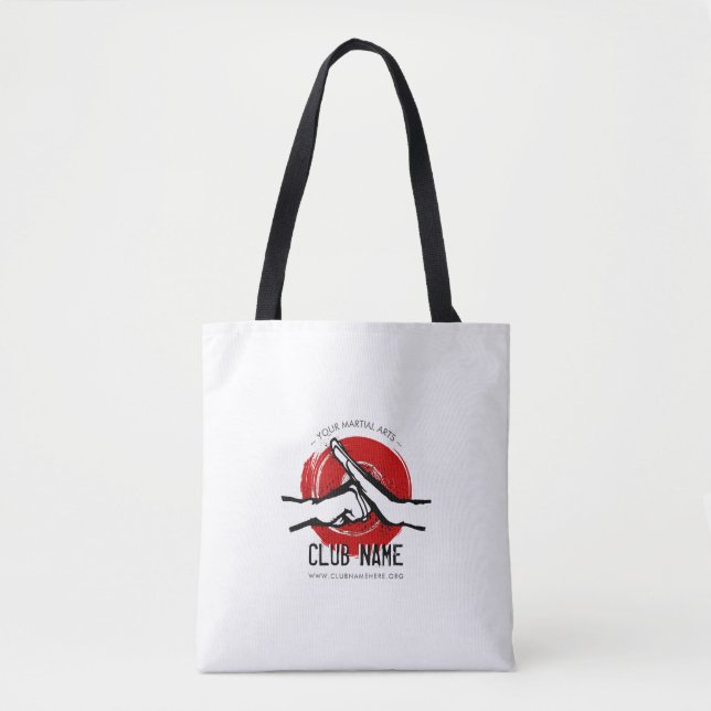 Bolso De Tela Martial Arts Club Tote Bag (Anverso)