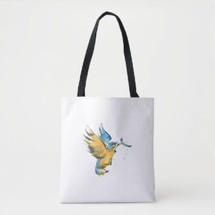 Bolso De Tela Martín pescador