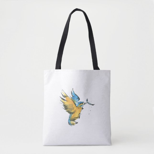 Bolso De Tela Martín pescador (Anverso)