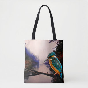 Bolso De Tela Martín pescador común
