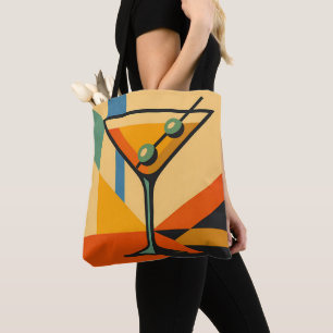 Bolso De Tela Martini Bauhaus Amanecer Moderno de Medianos del S