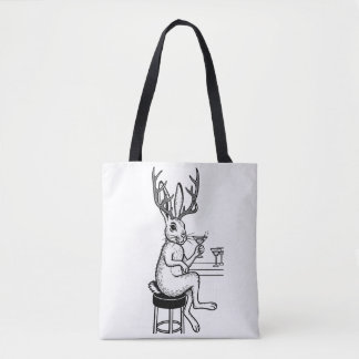 Bolso De Tela Martini Jackalope tote