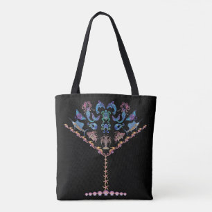 Bolso De Tela Martini marino