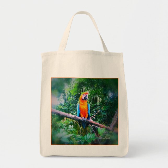 Bolso De Tela Martinica Macaw (Frente)