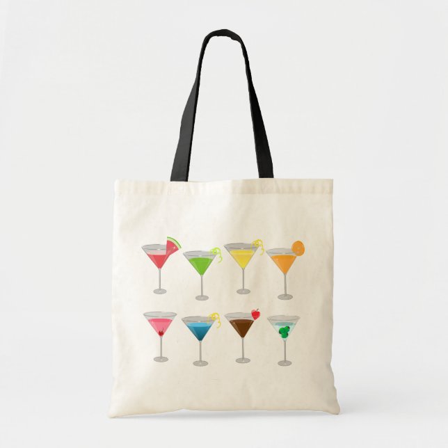 Bolso De Tela Martinis (Frente)