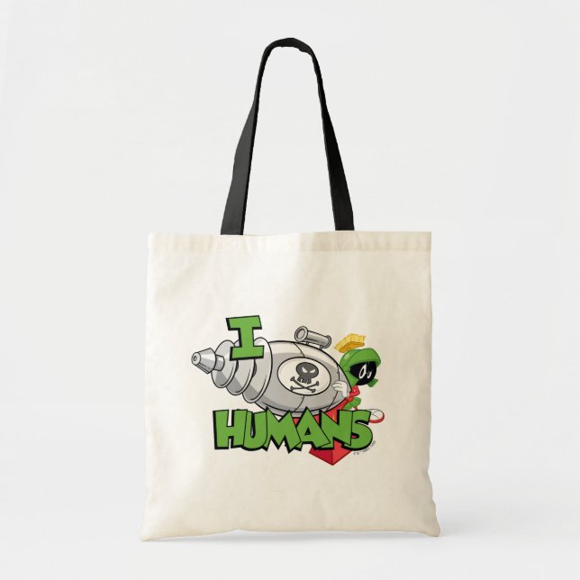 Bolso De Tela MARVIN THE MARTIAN™ I Laser Humans (Frente)