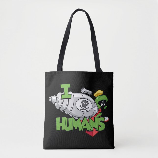 Bolso De Tela MARVIN THE MARTIAN™ I Laser Humans (Anverso)