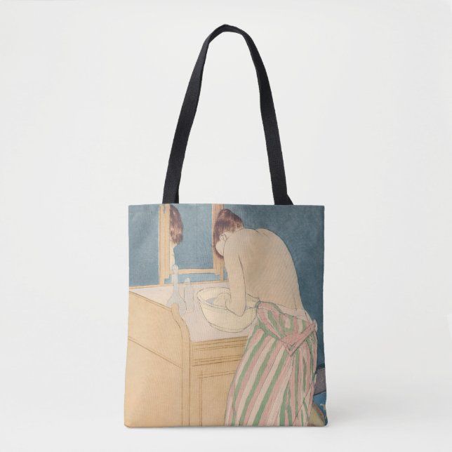 Bolso De Tela Mary Cassatt - Baño femenino (Anverso)