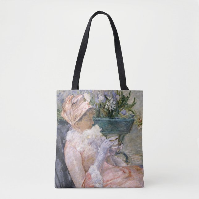Bolso De Tela Mary Cassatt - La Copa del Té (Anverso)