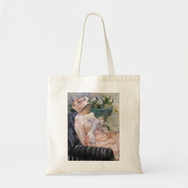 Bolso De Tela Mary Cassatt - La Copa del Té (Frente)