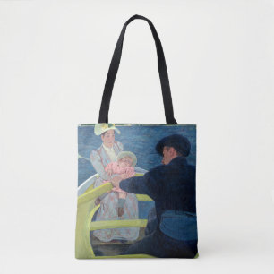 Bolso De Tela Mary Cassatt - La Fiesta del barco